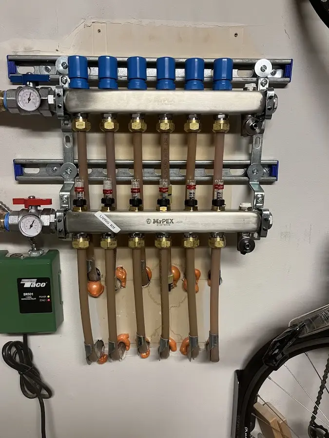 Plumber performing Gas Leak Detection at a residential property in Middleborough